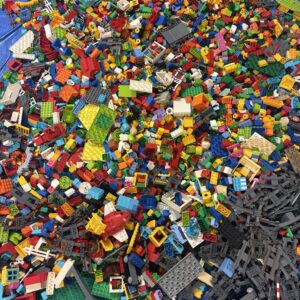 Używane klocki LEGO DUPLO na wagę – losowy MIX, zdjęcie 1